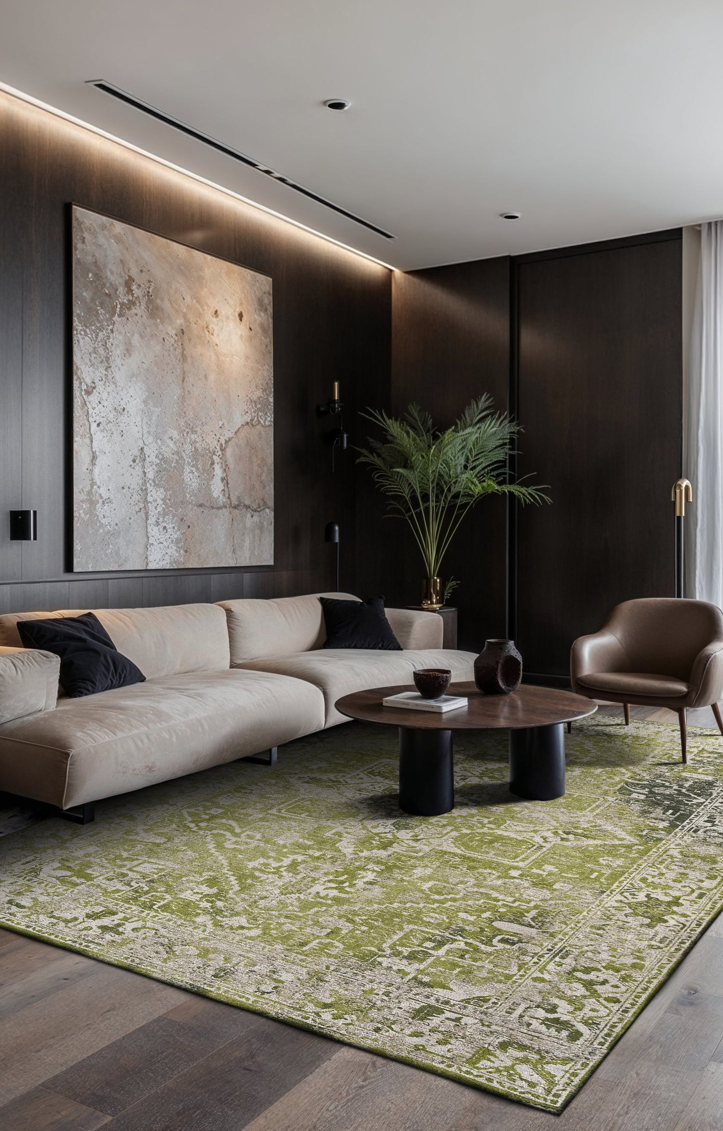Tabriz 9645 Olive Wood
