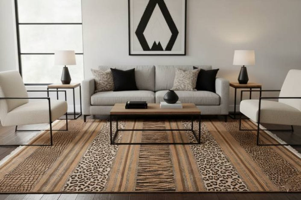 Safari rug / Leopard - W65