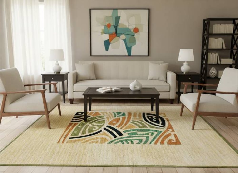 Modern rug Lyre - C222