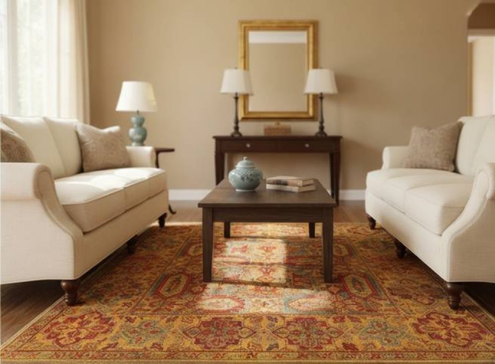 Antiquare style rug - C119