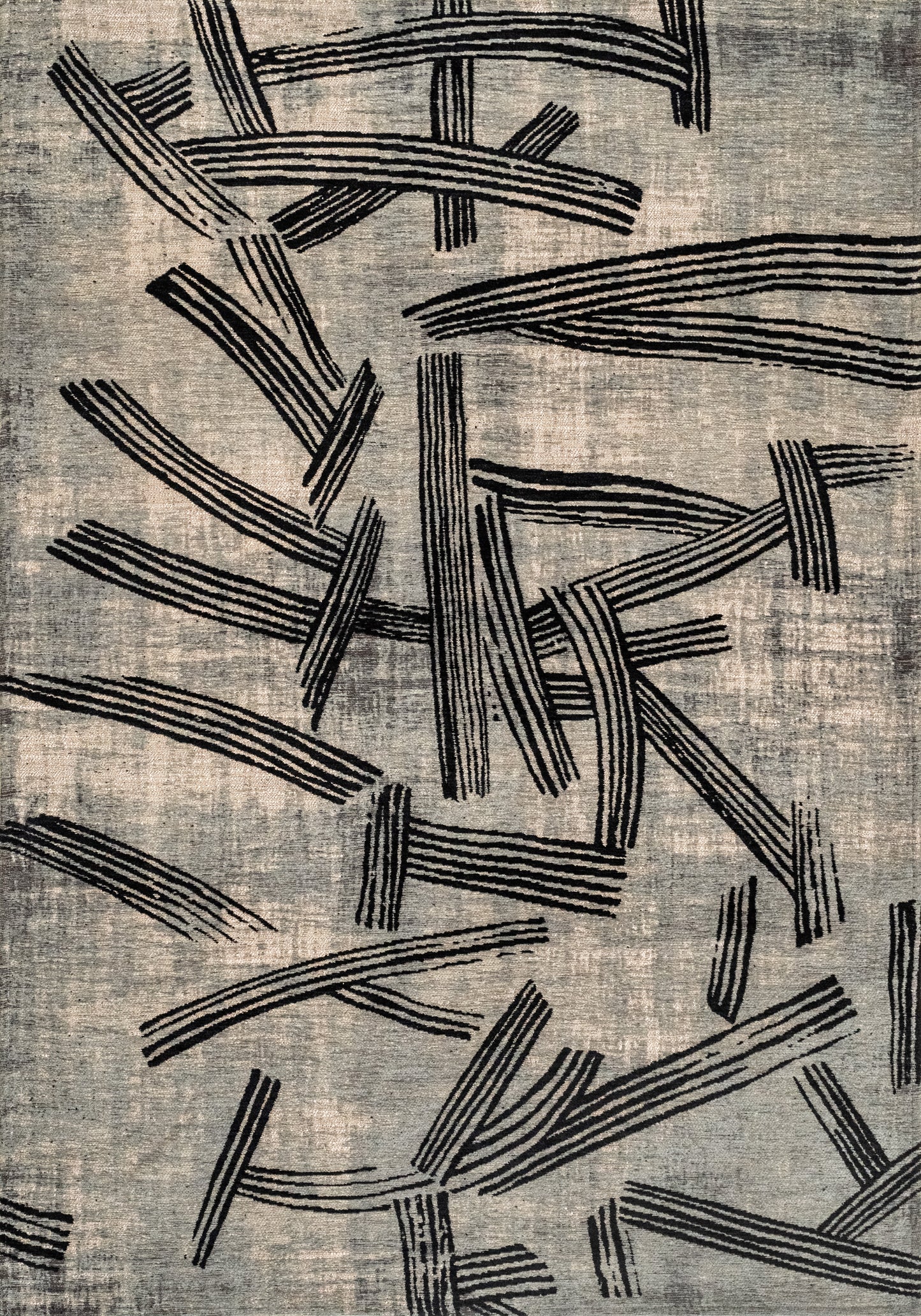 Hard wearing indoor and outdoor Ecorug - washable and practical for kids and pets - Kanji Dark street 2066