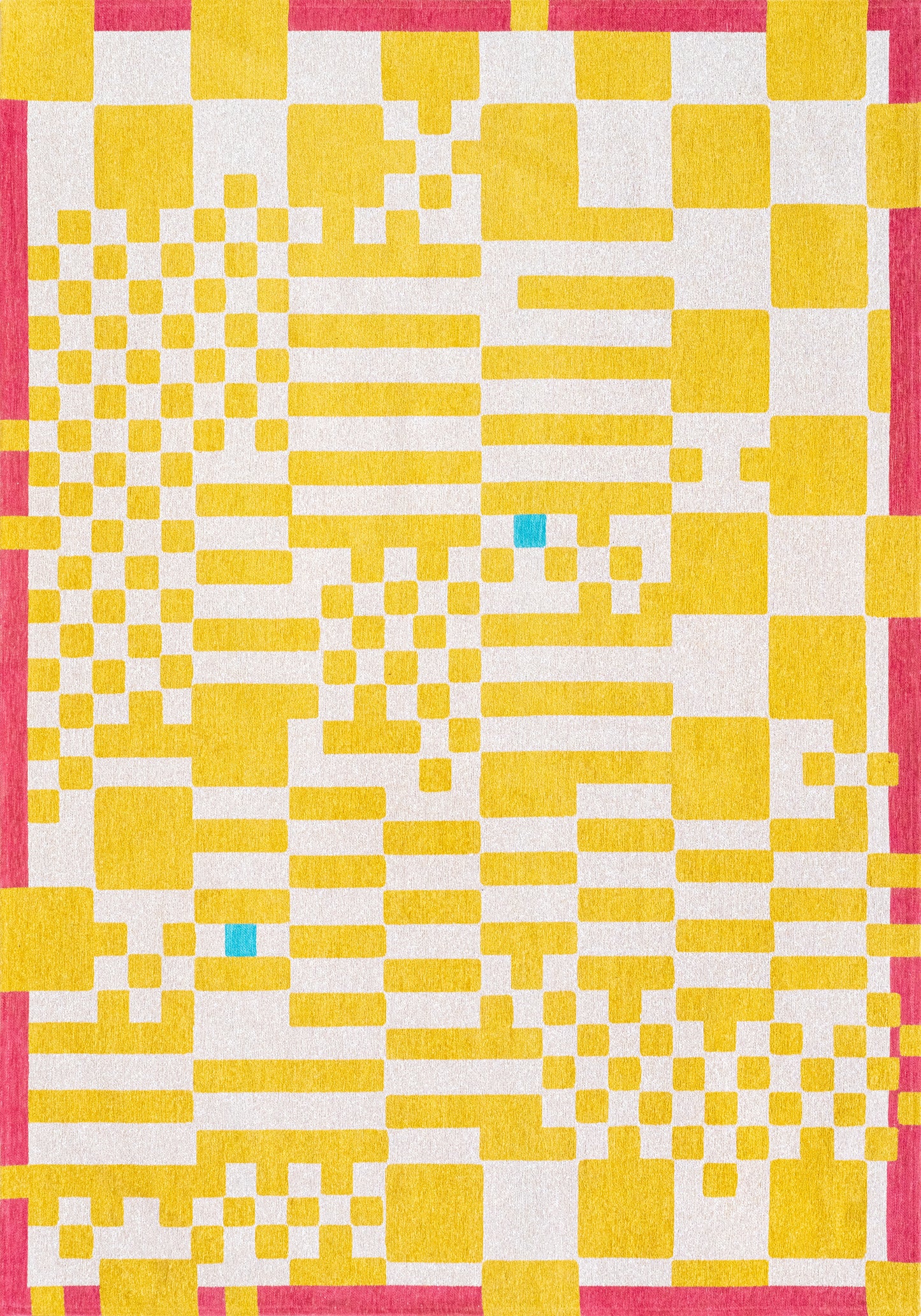 Hard wearing indoor and outdoor Ecorug, washable and compatible with kids and pets, Chess Cupcake 2074