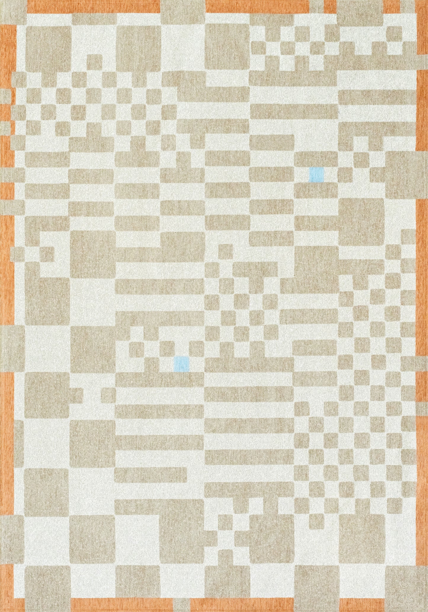 Hard wearing indoor and outdoor Ecorug, washable and compatible with kids and pets, Chess Greyhound 2075