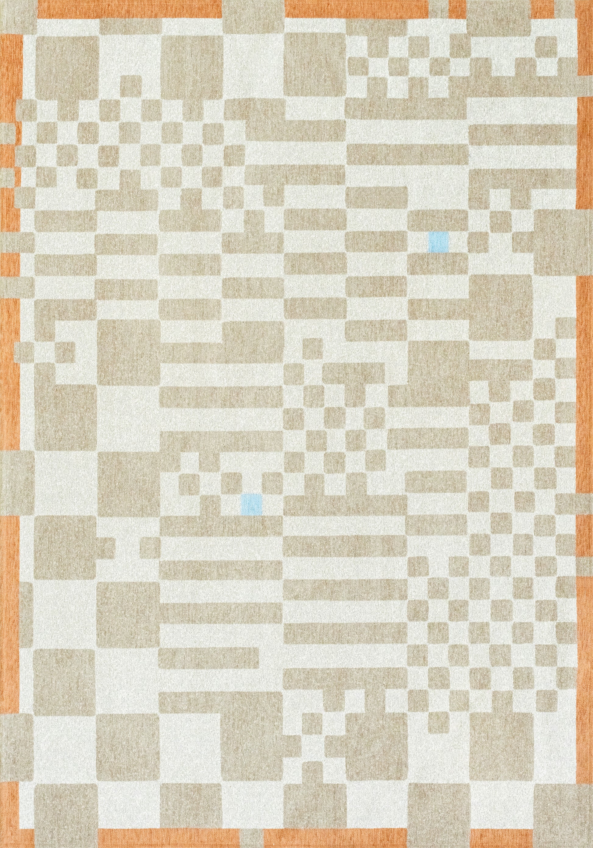 Hard wearing indoor and outdoor Ecorug, washable and compatible with kids and pets, Chess Greyhound 2075