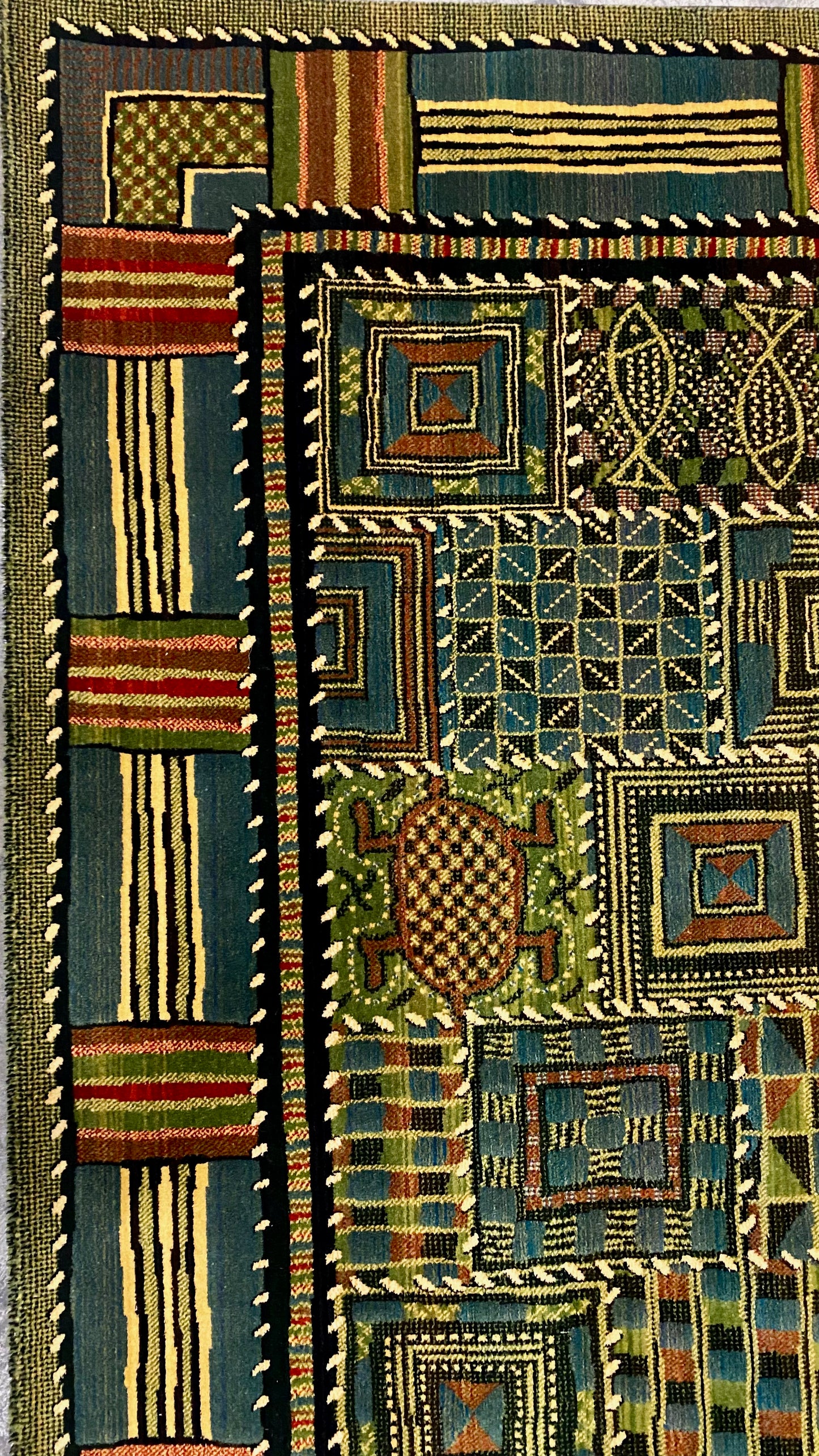 Marco Polo green rug  _ W54