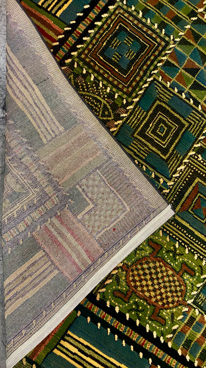 Marco Polo green rug  _ W54