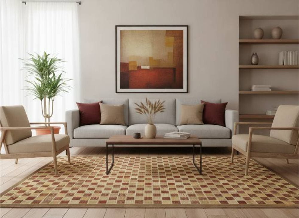Kora multi squares rug - C195