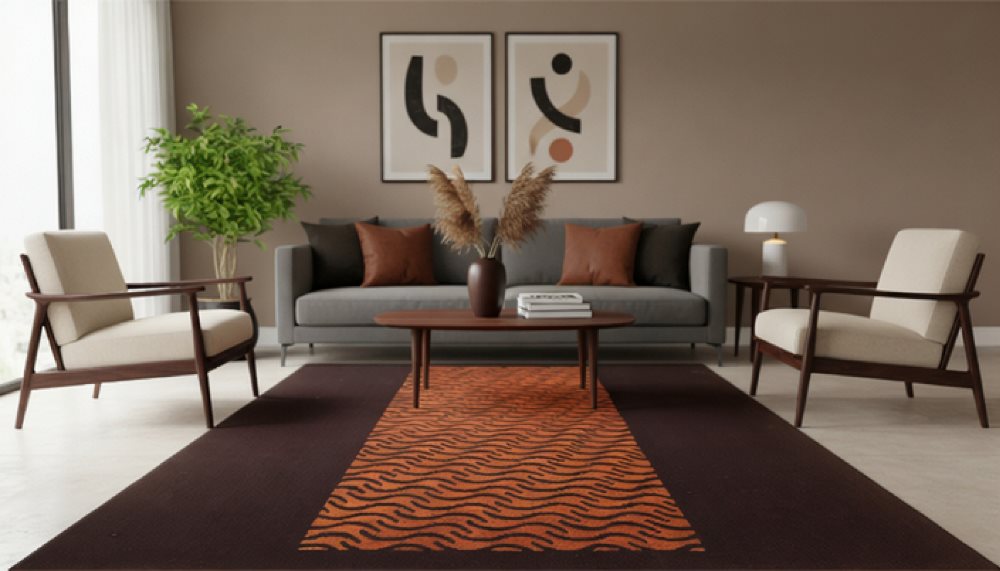 Kelly Hoppen Hand knotted rug - N5 -  W103