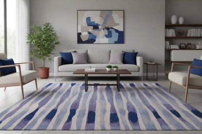 Blue Waves rug  / TA Nr7 - C170